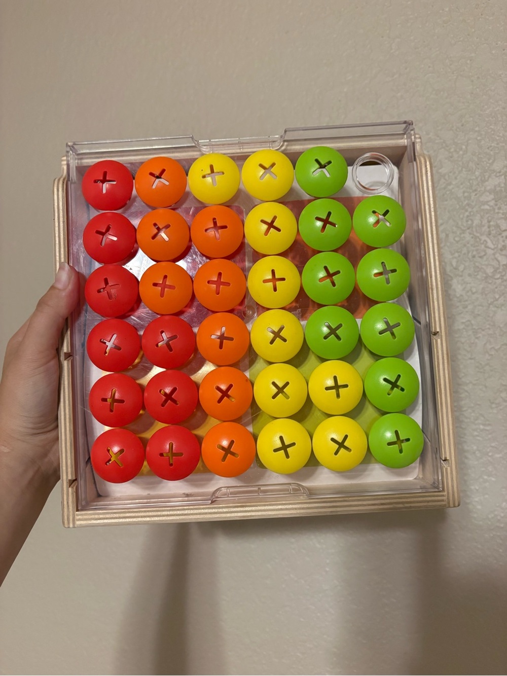 Lovevery Mosaic Button Board